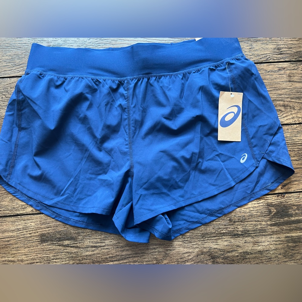 NWT Asics Navy Performance Shorts size XL
